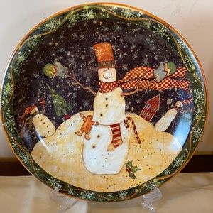 Susan Winget Holiday Plate